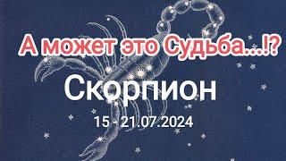 Скорпион ️. 15 - 21.07.2024. А может это Судьба?!️. Тароскоп.