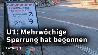 Wochenlange U1-Sperrung: Seit heute ist der Betrieb teilweise unterbrochen