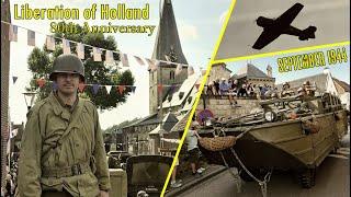 LIBERATION OF HOLLAND 1944 - Crossing Borders Noorbeek - 80th Anniversary - INSANE MILITARY CONVOY!!