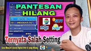 Cara Mencari Siaran INDOSIAR dan SCTV Hilang Di TV Digital SET TOP BOX