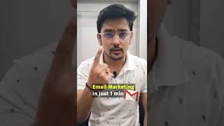 Email Marketing  - Explained in 1 Minute || Anuj Hajari English #shorts