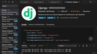 [04]007 The Django Visual Studio Code Extension