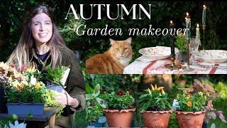 FALL GARDEN DECOR  Plant & Decorate With Me For Autumn 