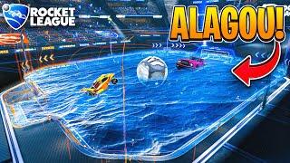 BIZARRO! NOVO MAPA AQUATICO NO ROCKET LEAGUE É INSANO (EU vs TODOS YOUTUBERS)