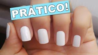 BRANCO PERFEITO NAS UNHAS SEM MANCHAS!