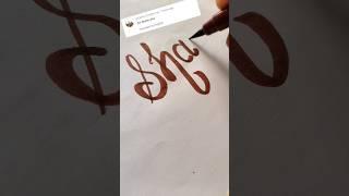 shane in calligraphy#short #mordencalligraphy#viral #art#calligraphymasters#drawing#youtubeshorts