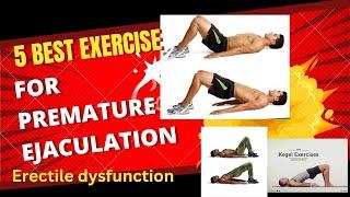 5 best exercise for men in Hindi|Erectile dysfunction Exercises|Pelvic floor|kegal exercise in hindi