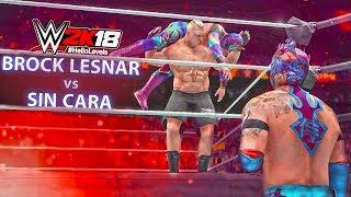 WWE 2K18 Sin Cara vs Brock Lesnar | WWE 2K18 Gameplay - Hello Levels