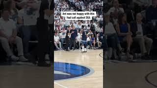Ant was not happy with this call against SGA 