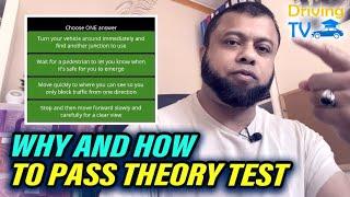 WHY AND HOW TO PASS THEORY TEST: How To Study For Theory Test Driving!