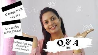 Q&A | ඔයාලා අහපු ප්‍රශ්නවලට උත්තර  | Part 01 | Sinhala vlog #student #srilanka #q&a