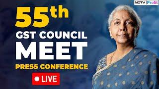 GST Press Conference LIVE | GST LIVE News Today | Nirmala Sitharaman LIVE