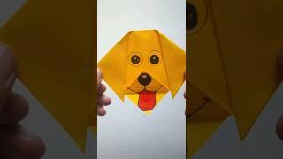 Very Easy Origami Dog Face || Origami Paper Craft || #shorts #viral #trending #craft #paper #origami