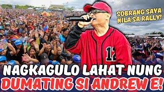 GRABE YUNG GINAWA NI ANDREW E! NAGPASABOG SA RALLY NI BBM!