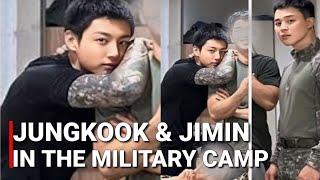 BTS Jungkook & Jimin Together in The Military Camp Jimin and Jungkook Latest Public Appearance 2024