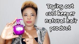 Tried curly my 4b/4c hair without curly technique the struggle is real Review kangfa curl keeper