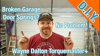 How To Replace Garage Door Springs - Torquemaster Plus, Wayne Dalton