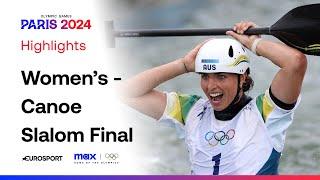 Snatching The WIN!  | Women's Canoe Slalom Highlights | Paris Olympics 2024 #Paris2024