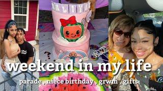 Weekend In My Life (GRWM, parade , gifts , niece birthday etc..)| Nadia Jocelyn