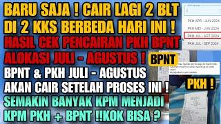 YES ! BARU SAJA BLT CAIR LAGI DI 2 KKS ! TANDA PENCAIRAN PKH BPNT JULI - AGUSTUS SEMAKIN DEKAT !