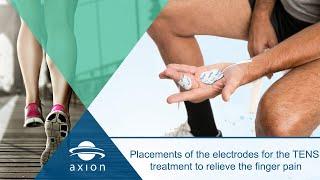 Finger Pain - Pad Placement For Electrical Stimulation TENS | axion