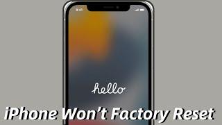 Can’t Factory Reset iPhone? Here’s What to Do When Your iPhone Won’t Fatcory Reset