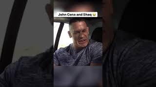 When Shaq and John Cena tried squeezing into a small car together 