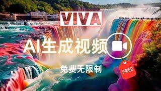 可以立刻免费使用的类 Sora Ai视频生成工具VIVA！采用Sora同架构视频生成模型！