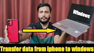 How to Transfer data or any video from iPhone to windows laptop/PC and vise-versa