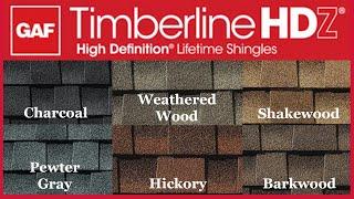 Roof Color Comparison: GAF Timberline HDZ Shingles