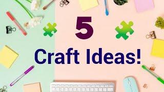Top 5 Creative Craft Ideas! 