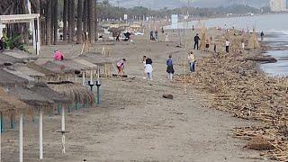 October 31st, 2024 DANA Distruction in Torremolinos Beach, Malaga, Spain