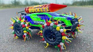 Сompilation Experiments With Cars | RC Buggy With Garlic Snappers on Wheels