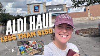  SAVING MONEY‼️ $150 ALDI GROCERY HAUL FAMILY OF 6! ALDI GROCERY HAUL ON A BUDGET