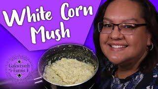 Traditional Baby Food Making - White Corn Mush