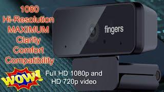 Best Budget Webcam HD | Webcam for Laptop Desktop | Fingers Webcam 1080