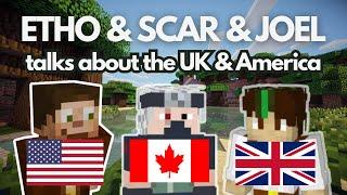 Etho, Scar, and Joel discussed the UK and America  || Hermitcraft X