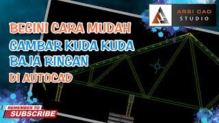 CARA BUAT DETAIL KUDA KUDA BAJA RINGAN