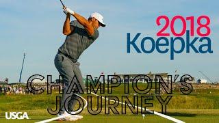 Brooks Koepka's 2018 U.S. Open Win at Shinnecock Hills | Every Televised Shot | Champion's Journey