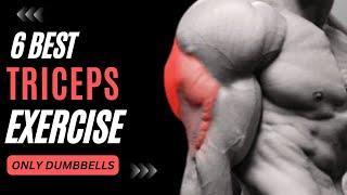 Best Exercise For Bigger Triceps || DUMBBELLS ONLY || -- Wild Fire Fitness