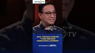 Tuduhan Korupsi Formula-E, Anies:yang Menuduh Harus Bawa Laporan #shorts