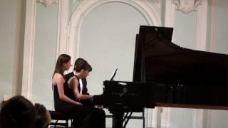 Mendelssohn Duo for Piano 4 Hands in A-dur - Anastasia and Liubov Gromoglasova