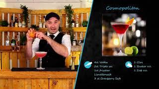 Cosmopolitan Cocktail Zubereitung (Original-Rezept) | für Anfänger geeignet