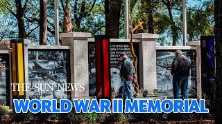 "Up, Up And Away" Sculpture Revealed At Myrtle Beach's New World War II Memorial