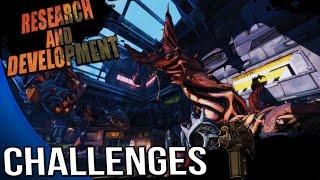 Borderlands The Pre Sequel - Research Dev. Challenges - Symbols, Cameras, Data, Leap of Faith