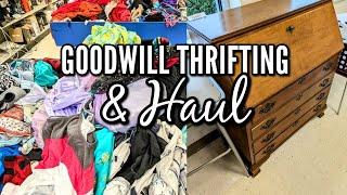 SO GLAD I CHECKED THE BINS TODAY! | GOODWILL THRIFTING MY INTENTIONAL THRIFT HAUL!