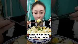 Enjoy spicy egg mukbang