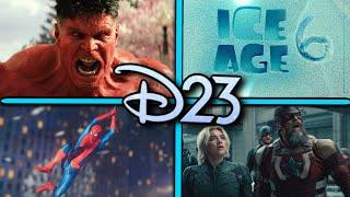 All The New Disney Reveals & MCU Trailers (D23 Brazil)