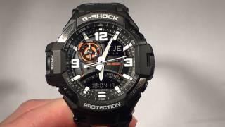 Casio GShock GA1000 Hands On Functions Demo, Not review or unboxing, G-Shock GA-1000