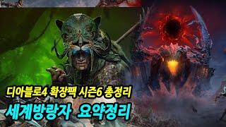 디아블로4 확장팩 시즌6 총정리 , 세계방랑자  요약정리_Diablo 4